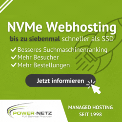NVMe Webhosting
